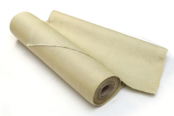 Tkanina z włókna szklanego pokryta wermikulitem o wysokiej temperaturze Temperatura pracy 1100 ° C