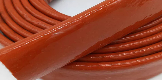 Ognioodporny rękaw ognioodporny z włókna szklanego z gumy silikonowej